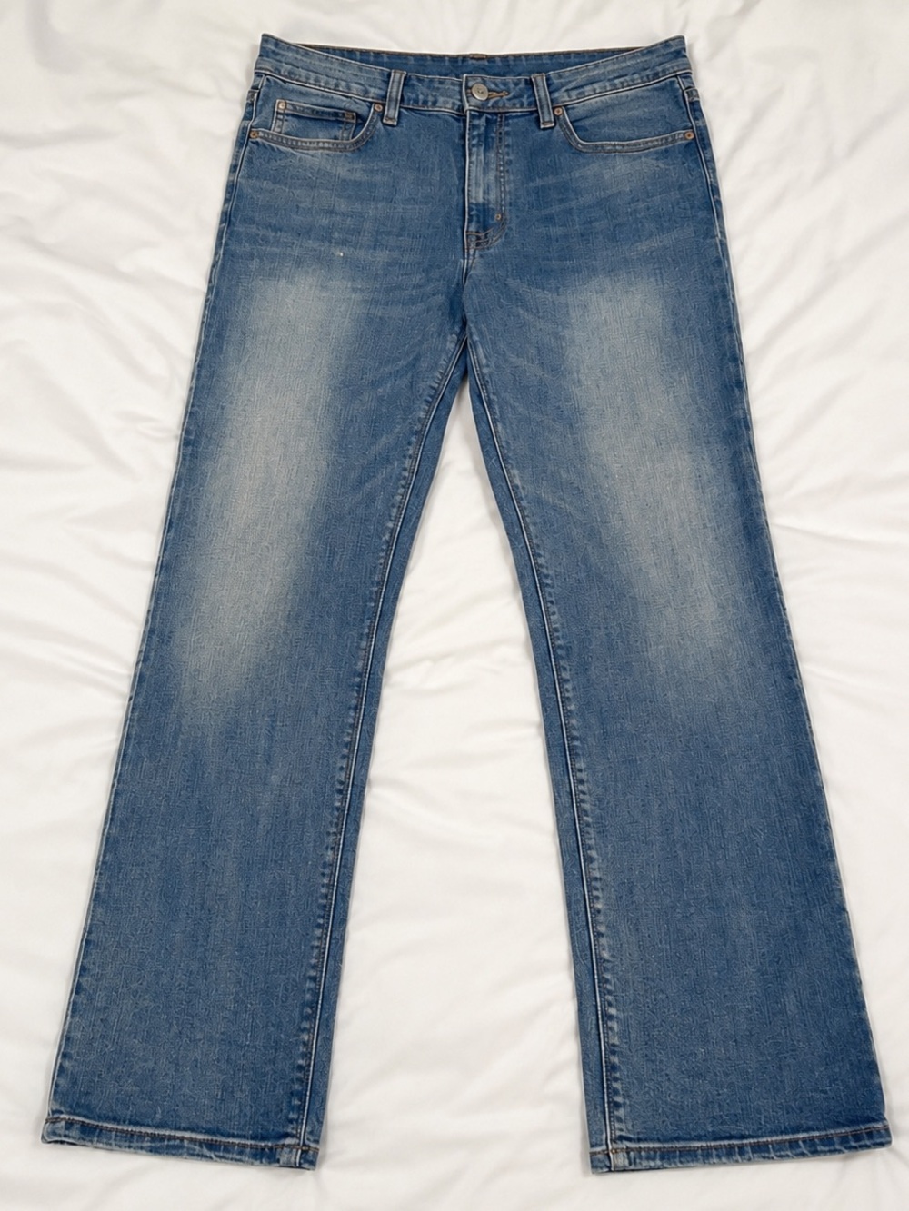 Hudson Ginny Straight Leg Jeans Size 30 Classic Blue Denim
